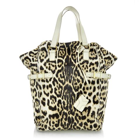 sac epaule yves saint laurent|sac pony leopard.